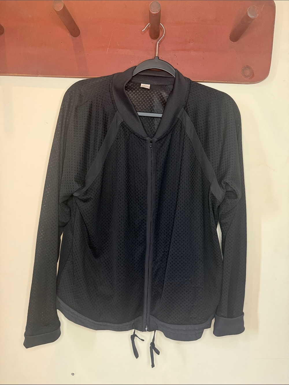 GAP Fit Black Women's Mesh Bomber Jacket